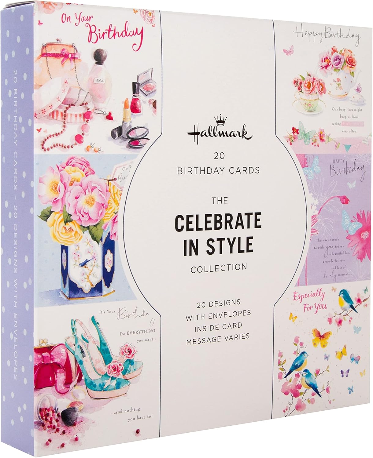 Hallmark Birthday Cards Multipack of 20 in 20 Floral Designs Amazon