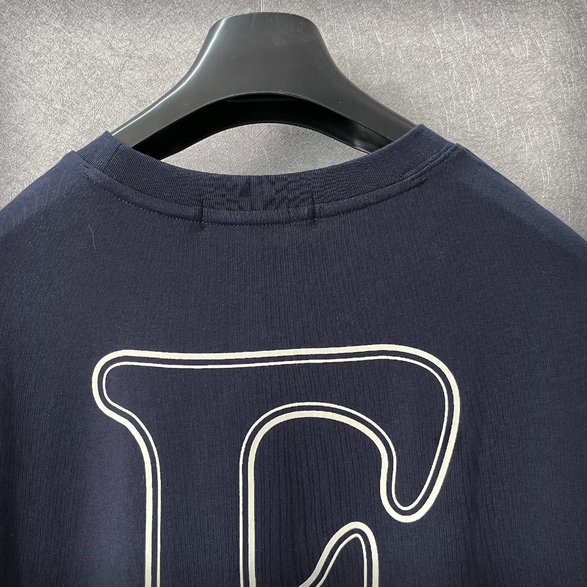 【低価，新品】 上級・半袖Tシャツ 定価2万◆Emmauela・イタリア・ミラノ発◆上品 吸汗 快適 ロボット 遊び心 手描き風 トップス カジュアル M/46サイズ