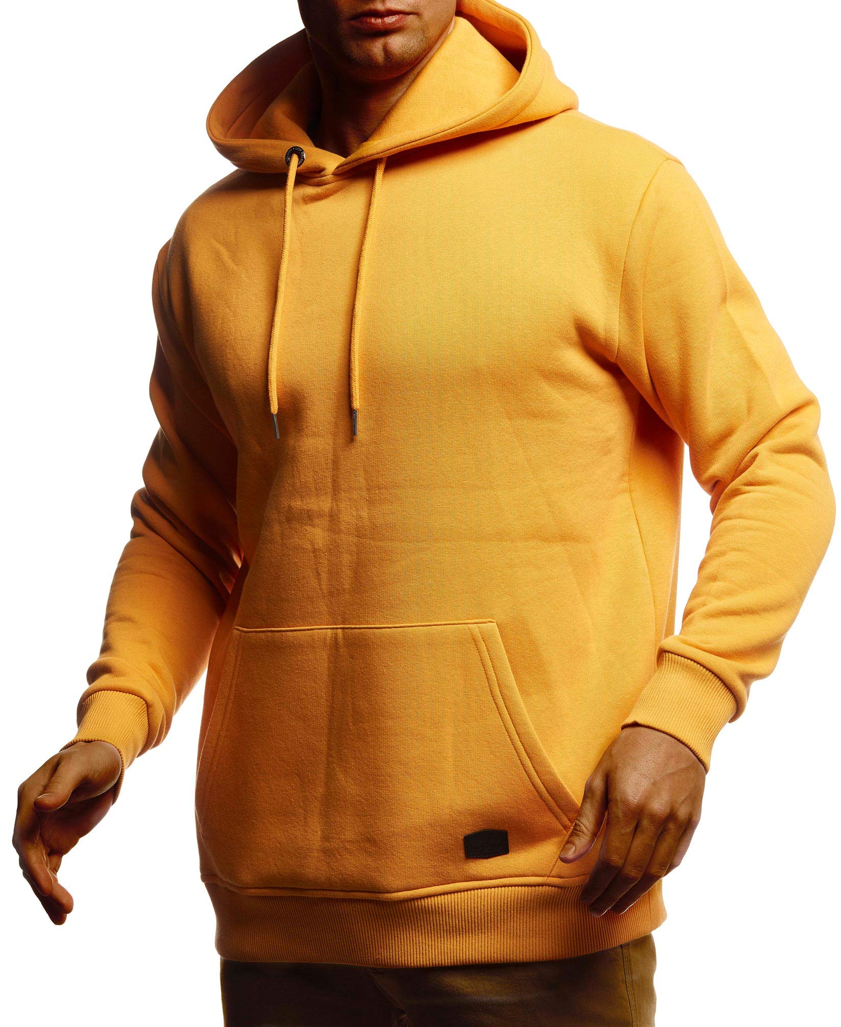 Leif Nelson Herren Hoodie Pullover mit Kapuze Oversize Kapuzenpullover für Männer Pulli Longsleeve Sweatshirt Kaputze Langarm LN8351