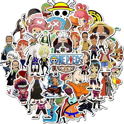 Amazon 50枚ワンピース漫画pvc防水ステッカー車 スーツケース ノートブック 冷蔵庫 スクラップブック 鏡 日記 スケートボード 自転車 タッチパッド キーボード 水筒 スケートボード コンピューター ラップトップ ギター 壁 家具アニメステッカー