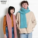 Bernat Forever Fleece Seaglass Yarn - 2 Pack of 280g/9.9 oz - 100% Polyester - #6 Super Bulky - 194 Yards - Knitting/Crochet