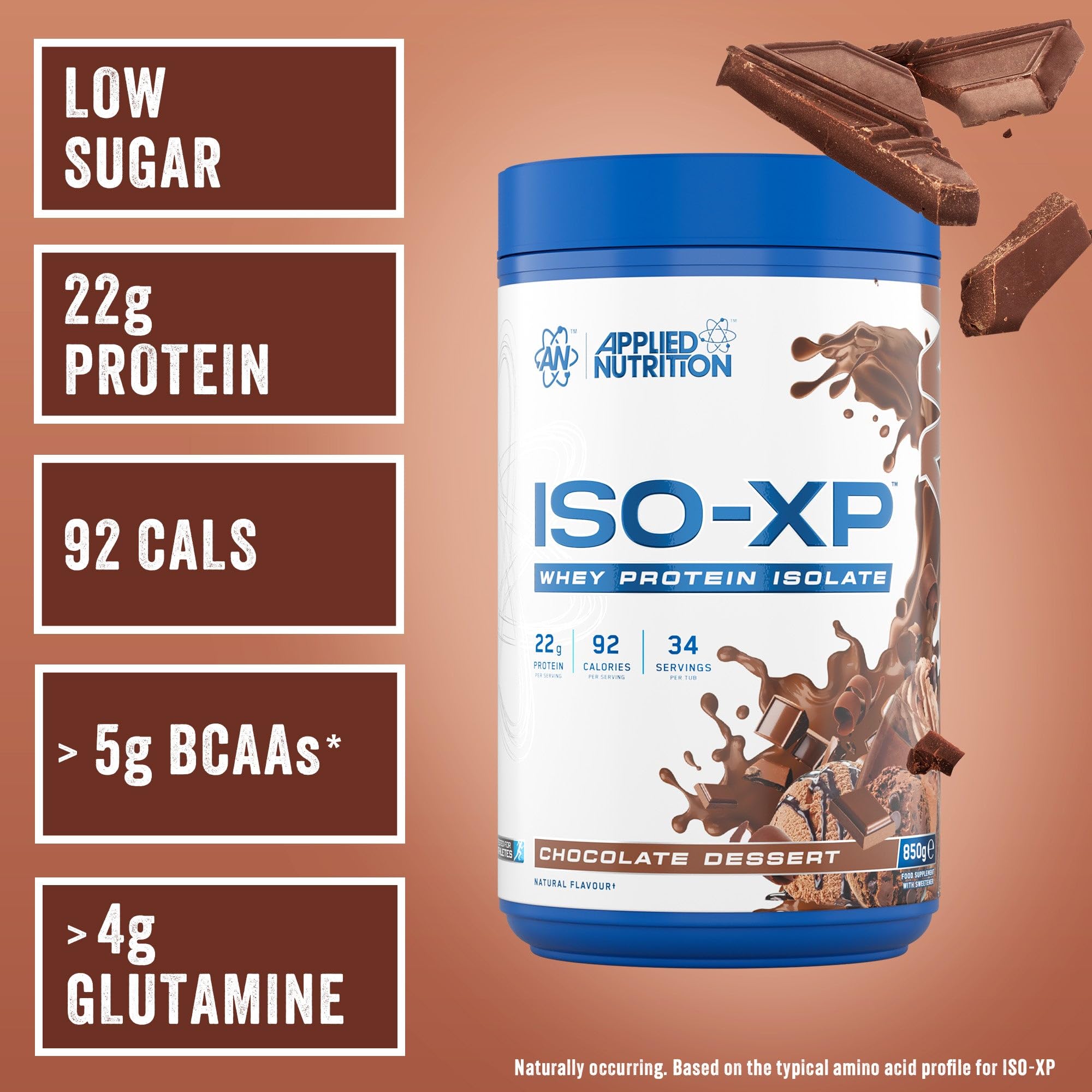 Applied Nutrition Iso-XP (850g) Chocolate Dessert - Białka - Izolat białka serwatkowego