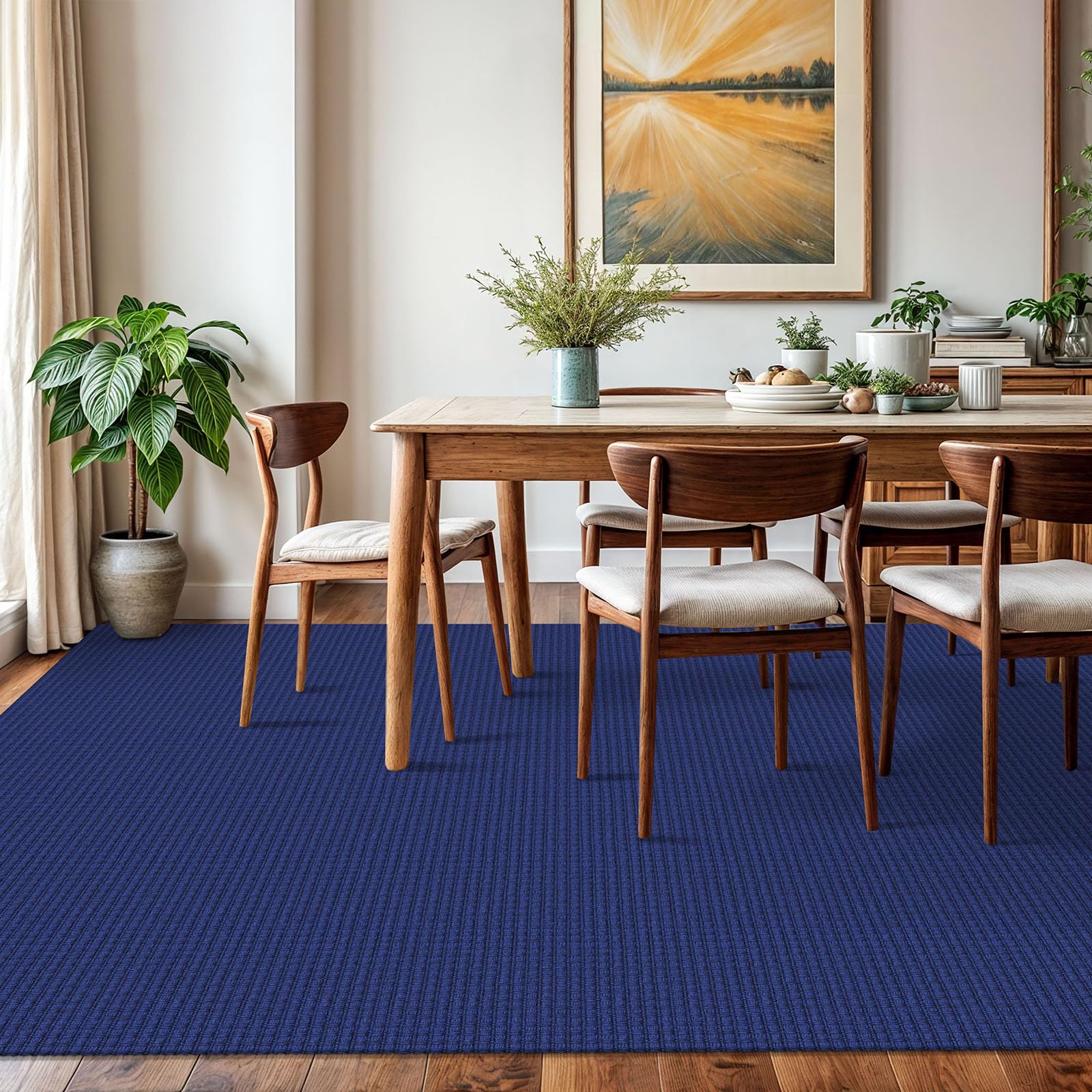 Decorative Rubber Back Rug Snapklik.com : KOZYFLY Washable Area Rug 6x9 Ft Rubber Backed Non Slip ...