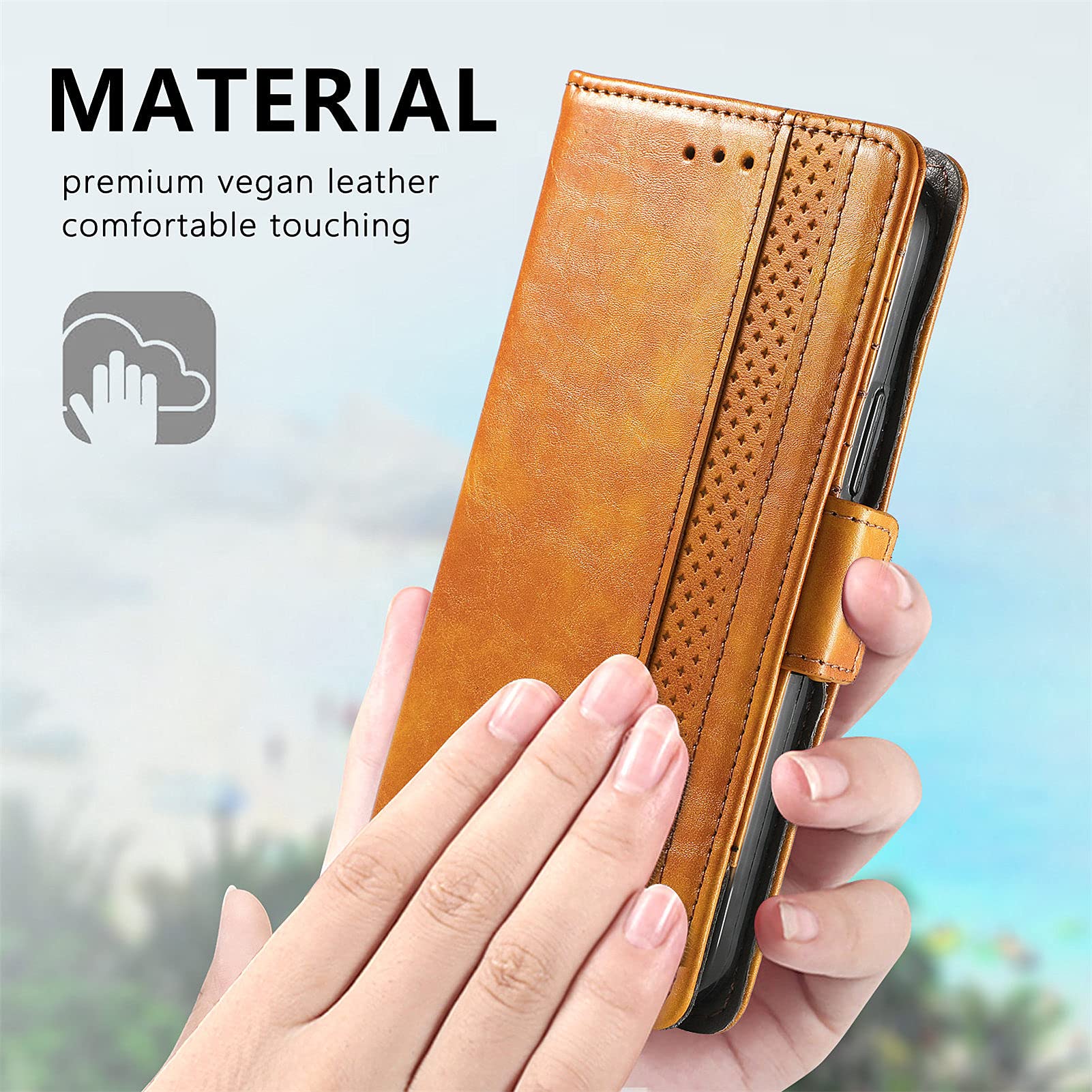 Google Pixel 6A Case, Butterfly Relief Flip Custodia In Pelle Con Slot Per Schede E Supporto Per Google Pixel 6a Viola  S2 447408353