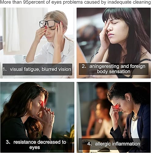 Miniatura 6 de Limpiador de Lentes de Contacto Portátil, Limpieza Ultrasónica con Cargador USB, Espejo, Pinzas, Herramienta Removedora, Estuche para Lentes de