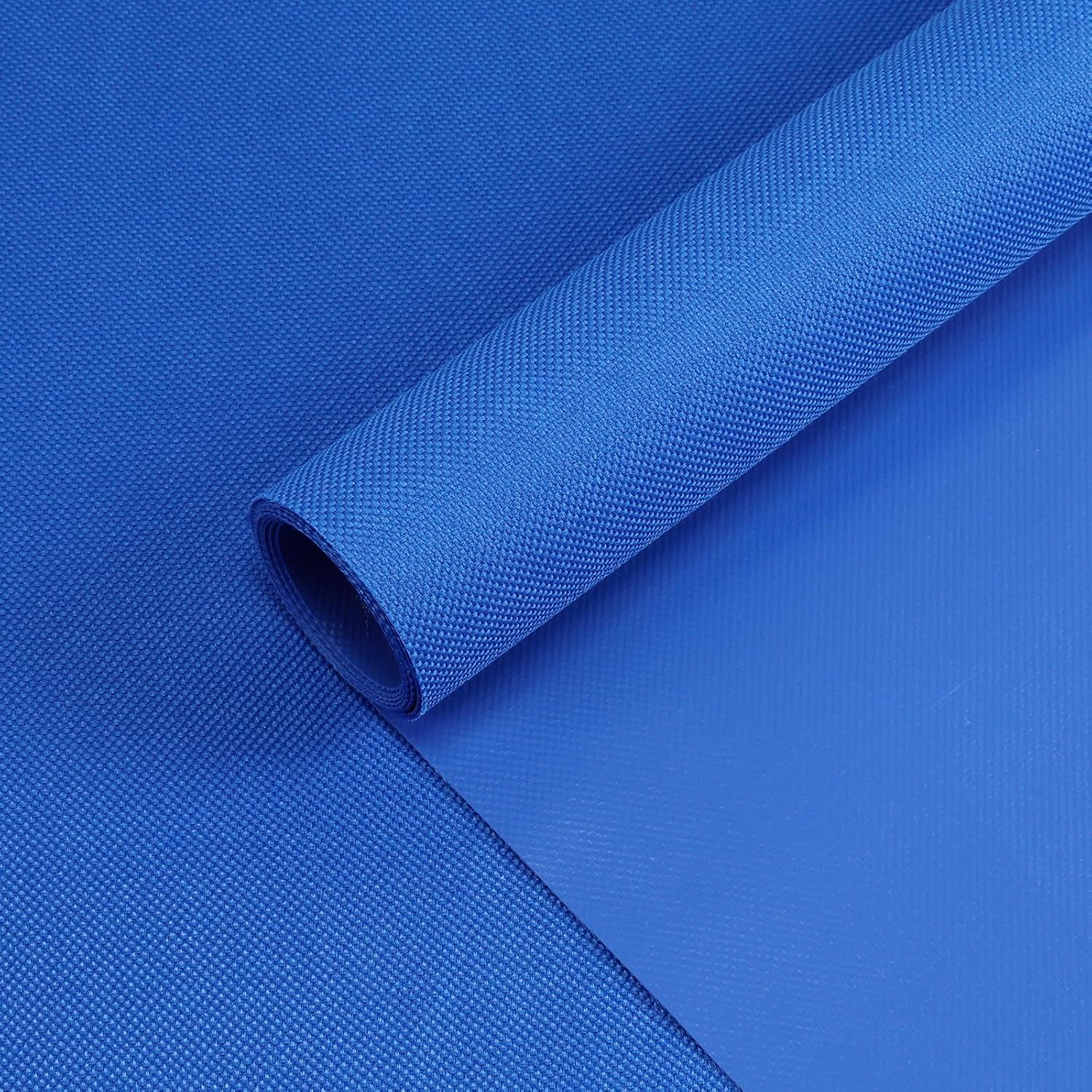 Waterproof Canvas Fabric 600Denier 60"×72" Marine Cordura Canvas Material with Waterproof PVC Backing Anti-UV Blocks Heat, Reduce Glare for Boat Car Awning Outdoor Home Cushion, Blue
