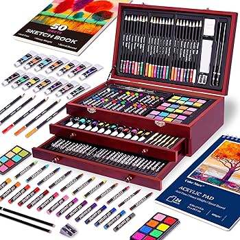 ⭐️カリザ⭐️ジオラマ ベース ハンドメイド 3点セット Amazon.com: Color More 175 Piece Deluxe Art Set with 2