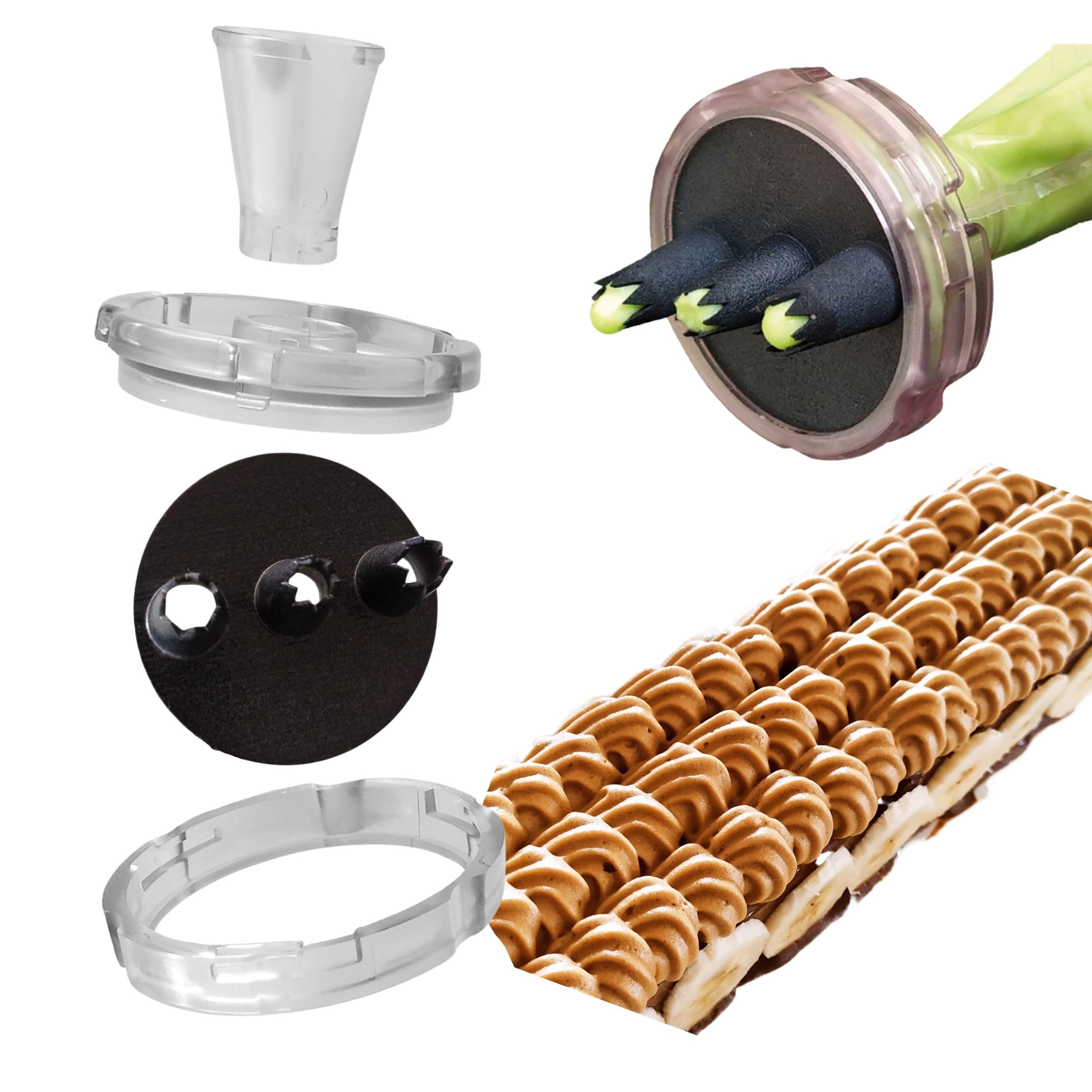 Douilles pâtisserie cannelées pour sublimer vos gâteaux de fête