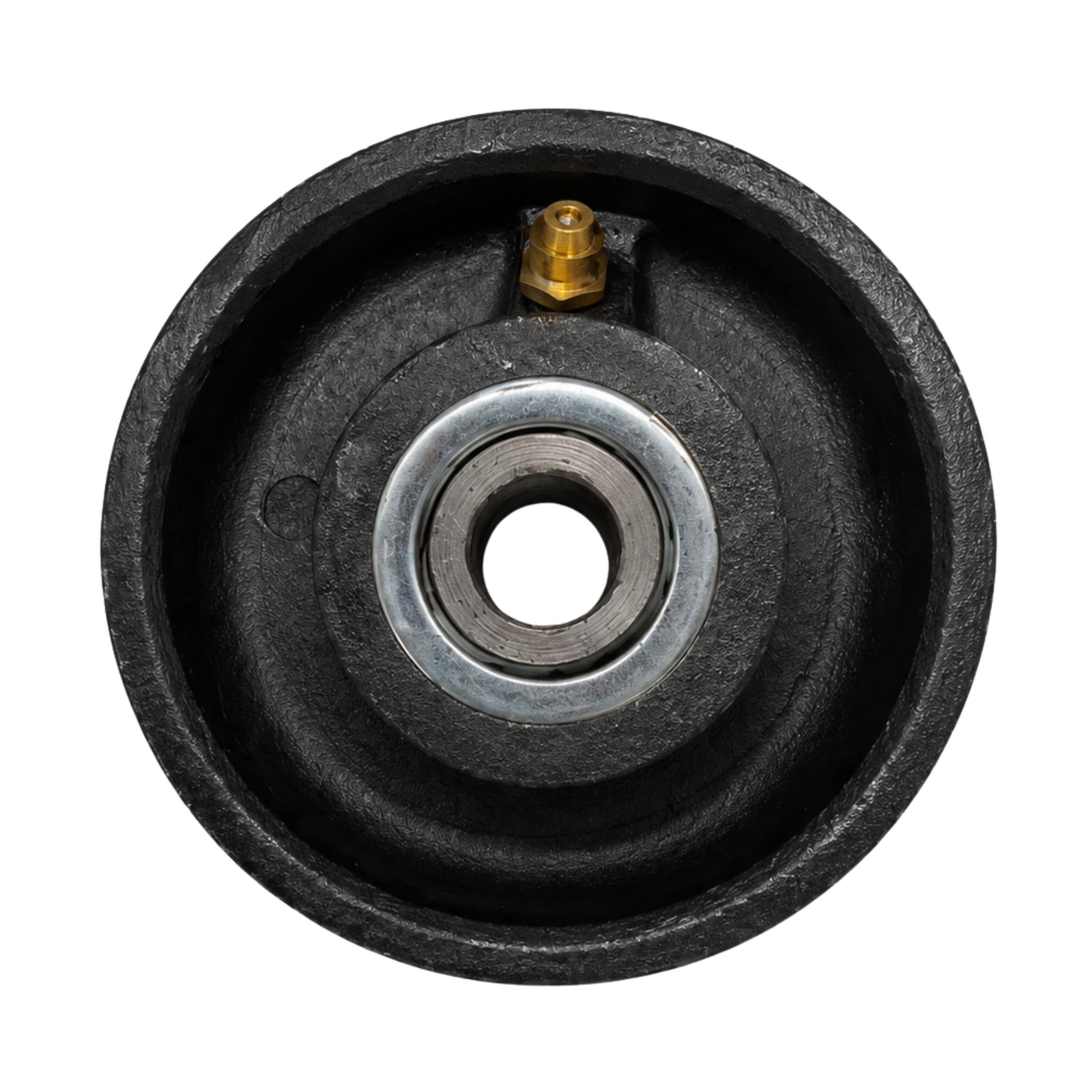 3” Inch V-Groove Gate Wheels Cast Iron Steel Sliding Gate Rollers Metal Gate Wheel Inverted V Shape for Slide Gates with Detachable Bolt V Groove Caster Wheel for Gate (3" Wheel)