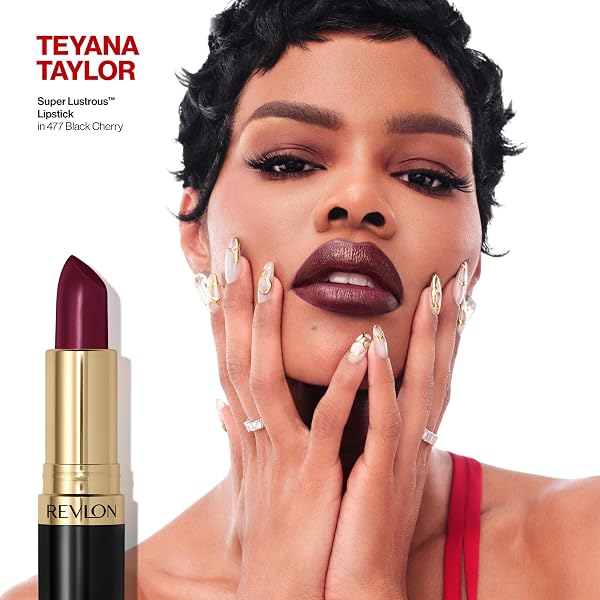 Revlon Super Lustrous Lipstick, rouge à lèvres avec formule crémeuse, infusé avec de la vitamine E et de l'huile d'avocat, 764 On The Mauve - 4,2g - 3