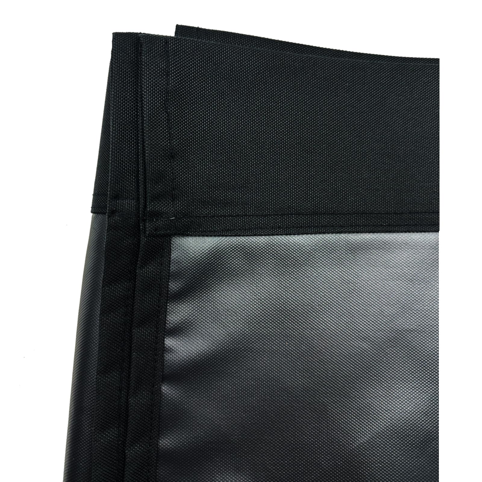 Housse de rechange pour balancelle de jardin 2 et 3 places, en tissu Oxford 900D, imperméable et indéchirable, pour balancelle de jardin 2 et 3 places, noir, 138 x 50 x 50 cm