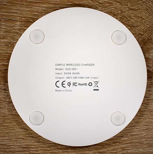 Miniatura 9 de MMOBIEL Cargador inalámbrico de carga Qi de 15 W, almohadilla de carga inalámbrica compatible con iPhone 15 y almohadilla de carga Samsung, también