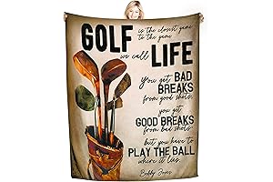 Golf Lovers' Haven: Ultimate Comfort Blanket for Golfing Delights