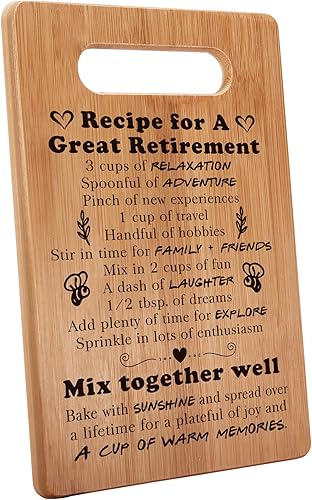 MY-ALVVAYS Regalos para hermanas, regalos de cumpleaños para hermanas, regalo de tabla de cortar recetas, 7 x 11 pulgadas, uso de doble cara -052