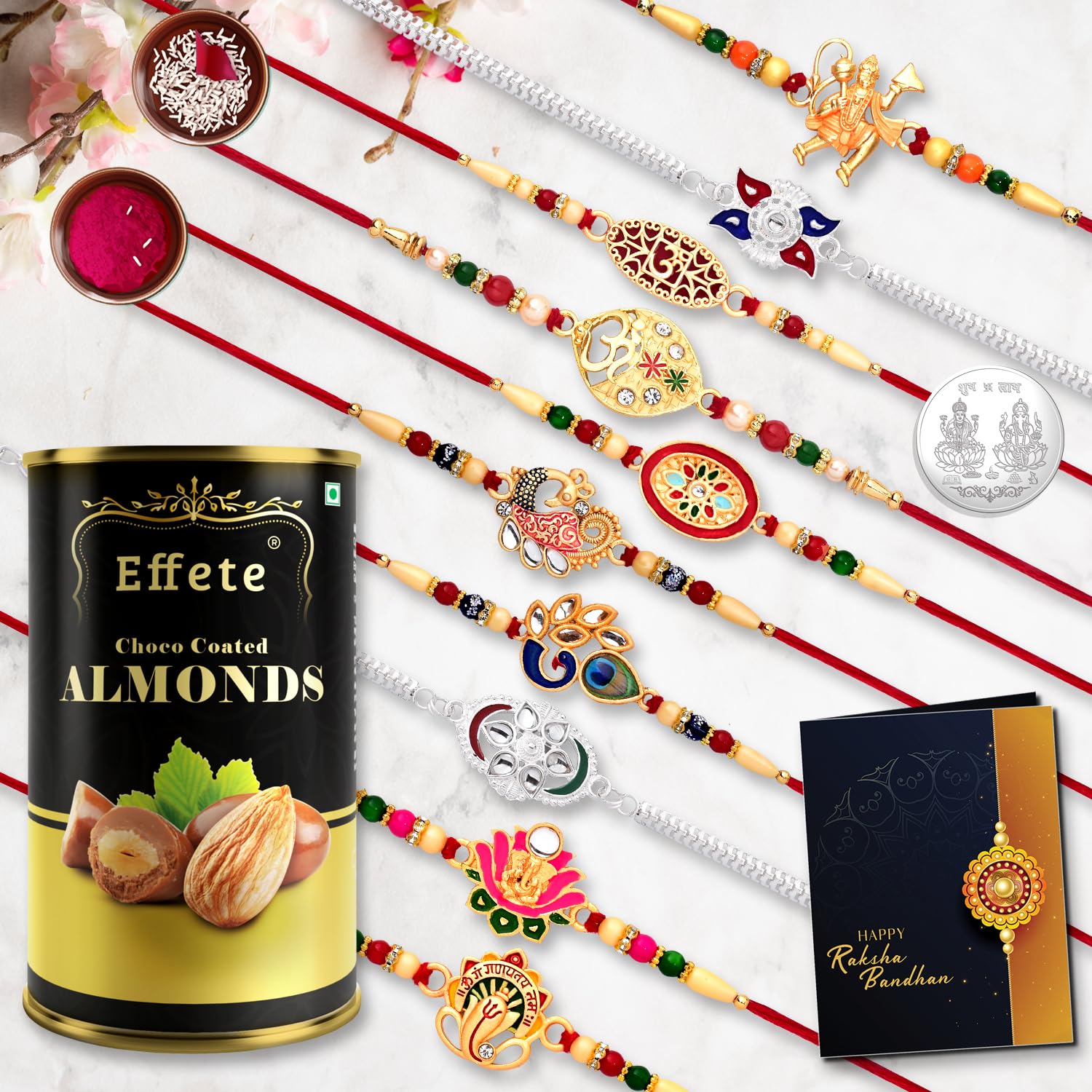 See full amazon price history chart for DeoDap Premium Rakhi Set | God Rakhis | Religious Rakhi | Rakhi For Brother Set Of 10 with Chocolate Almonds 96gm (K10_MC23_CA96) DeoDap Premium Rakhi Set | God Rakhis | Religious Rakhi | Rakhi For Brother Set Of 10 with Chocolate Almonds 96gm (K10_MC23_CA96) (B0CCDQL8M1) Amazon Price History, Amazon Price Tracker