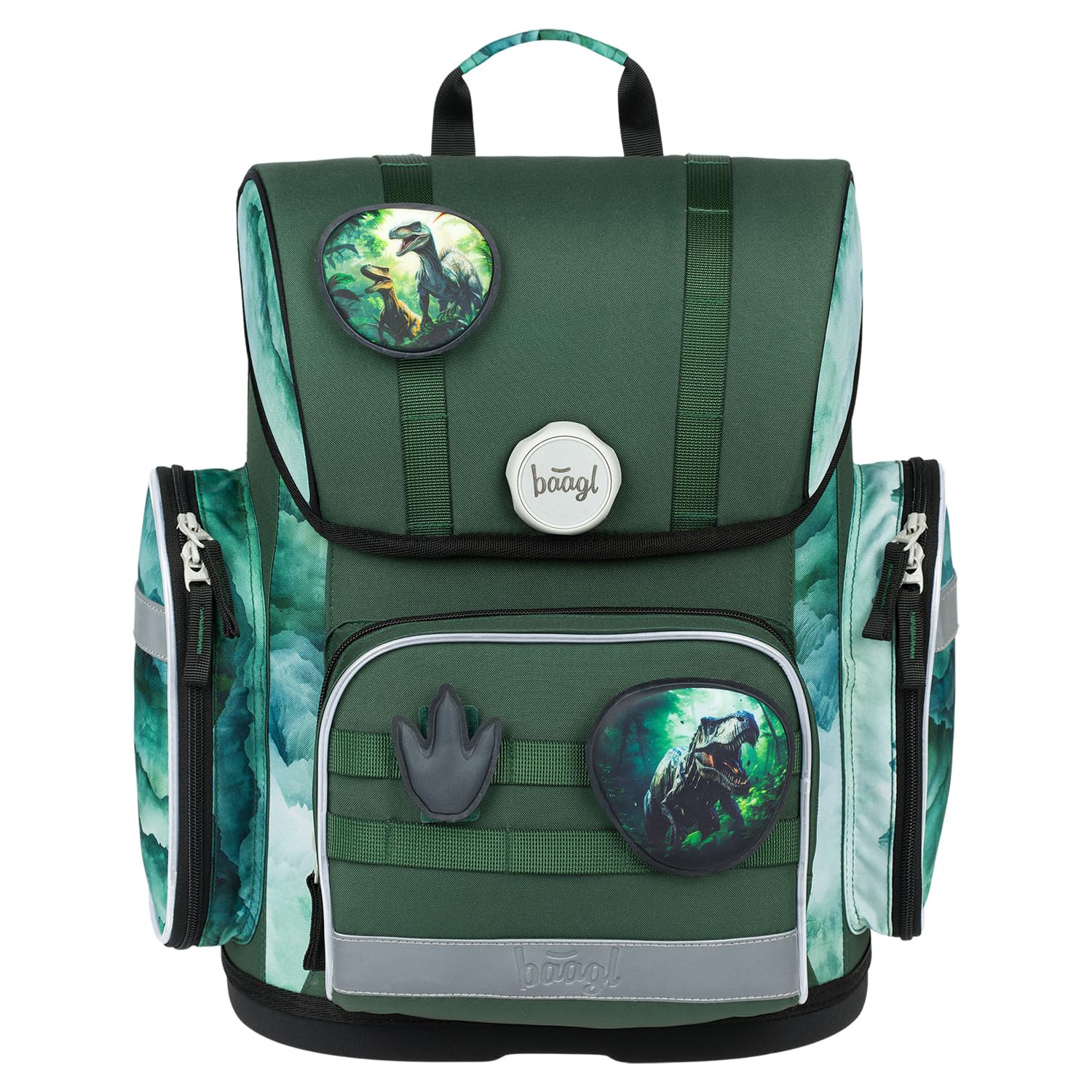 Baagl Set di 3 zaini per la scuola Ergo per la prima classe, zaino ergonomico per la scuola elementare con cintura toracica
