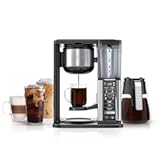 Ninja Specialty Coffee Maker&comma; Hot & Iced Coffee&comma; 6 Brew Styles&comma; 8 Sizes&comma; Small Cup to Travel Mug&comma; 10-Cup Carafe&comma; Fold-Away Frother&comma; Permanent Filter&comma; Removable Reservoir&comma; Black&comma; CM401