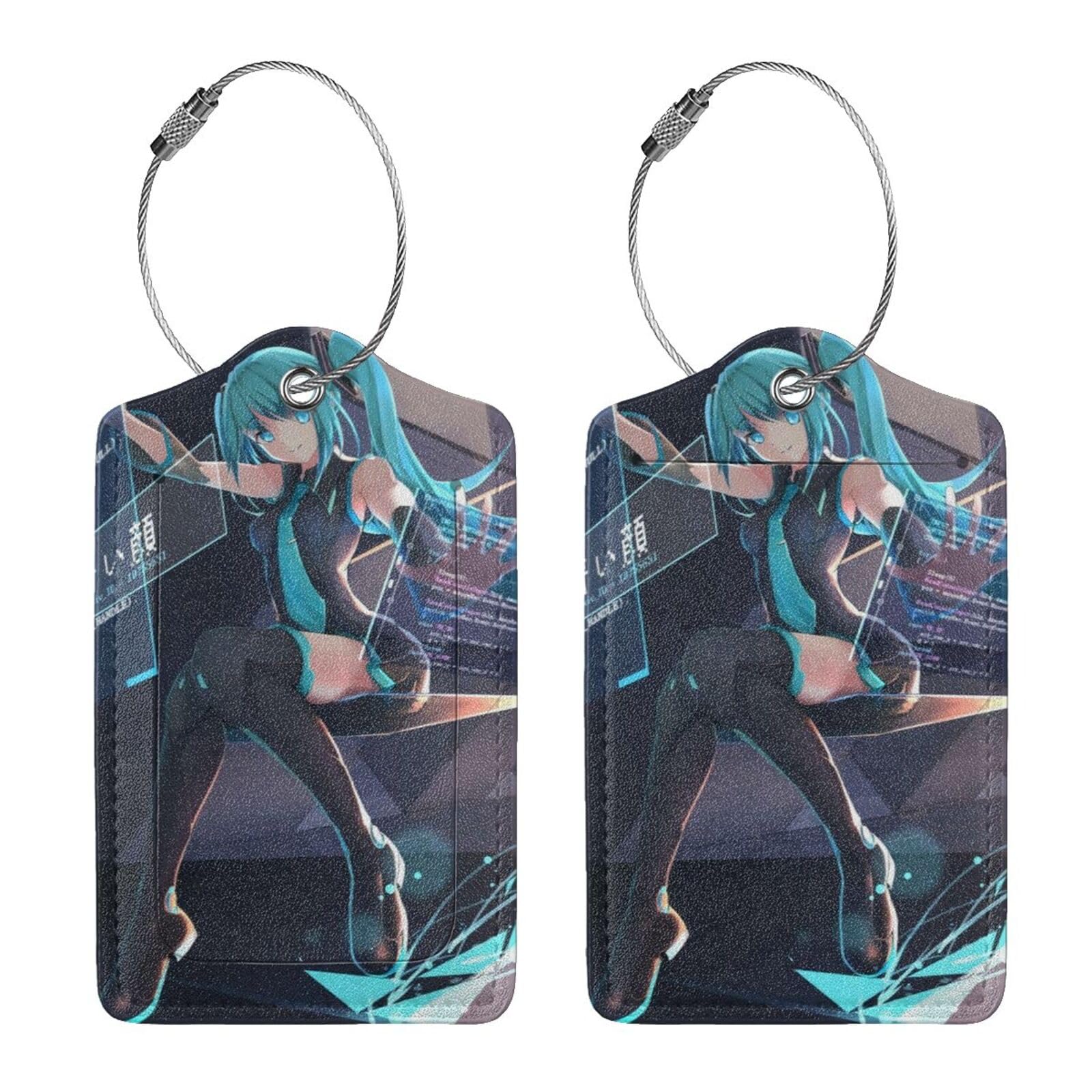 Amazon.co.jp: 初音ミク ラゲッジタグ かわいい漫画 ネームプレート