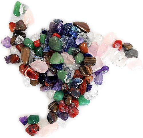 Miniatura 10 de Cristal natural 7 piedras de chakras de cuarzo rosa amatista jaspe lapislázuli ojo de tigre de jade para cristal energía curativa meditación reiki