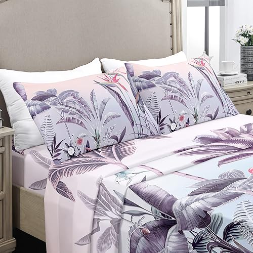 Miniatura 1 de YIYEA Juego de sábanas de microfibra cepillada de 1800 hilos para cama de tamaño individual, extra suave, bolsillo profundo, resistente al