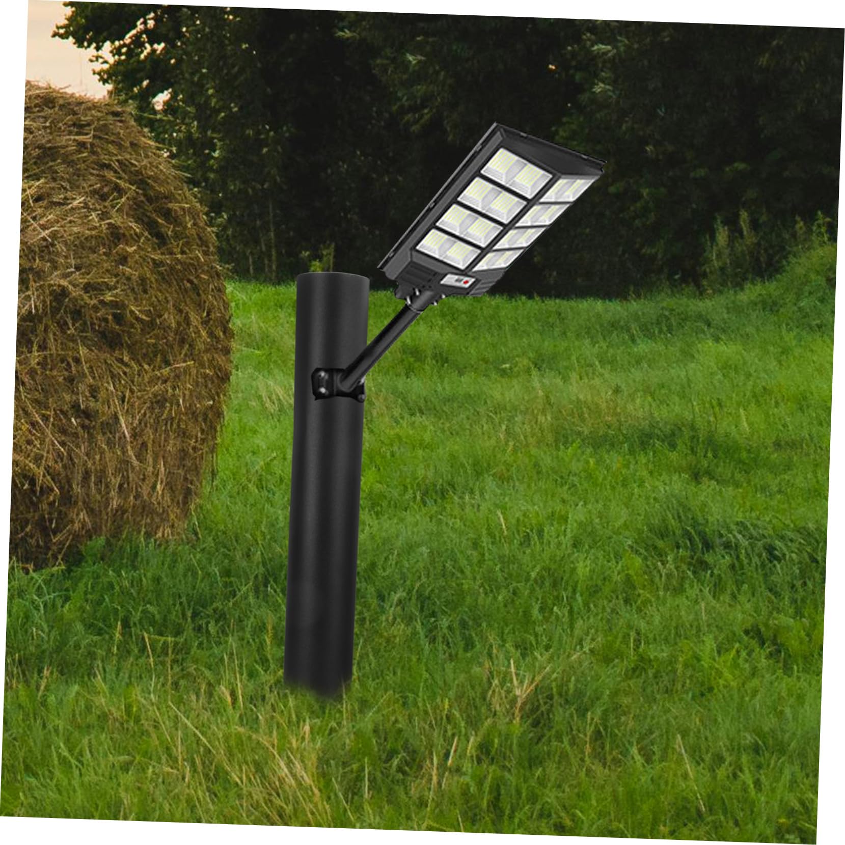Toddmomy Lampy Ścienne Solarne Zewnętrzne Lampy Solarne Wspornik Ramienia 58 Zacisków Rurowych Solidny Słup Do Montażu Oświetlenia Ulicznego