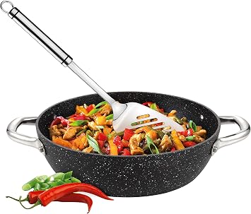 Tescoma President Stone Frying Pan with Lid, 24 cm