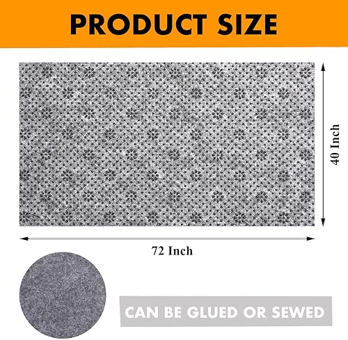 Miniatura 2 de FGCOGOD Tela de respaldo de alfombra, paño de respaldo antideslizante para alfombras, fabricación de alfombras, agujas de punzonado, suministros de