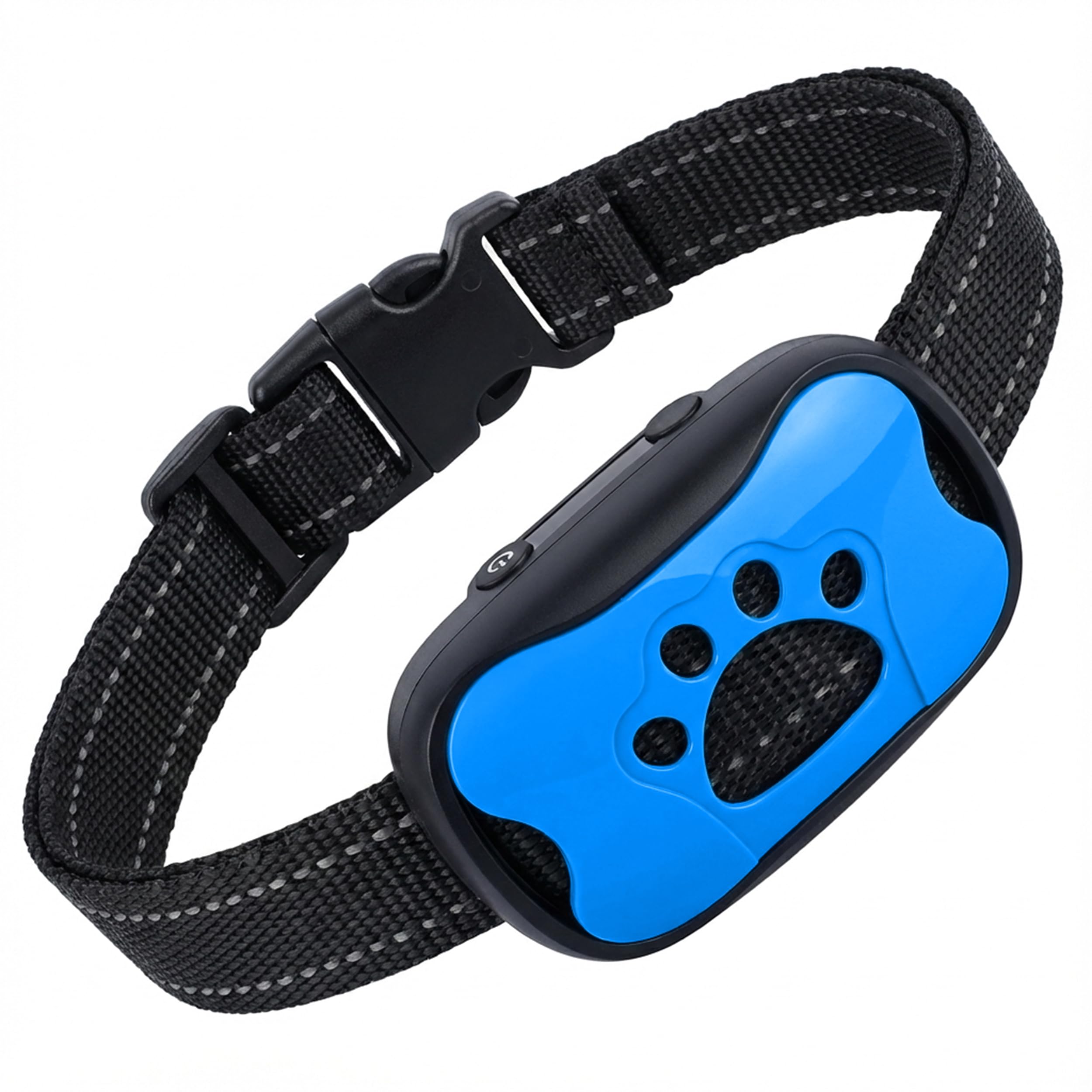 Adjustable Anti Bark Collar for Dogs Rechargeable No Shock Collar for Dogs with 7 Progressive Correction Levels, 3 Training Modes, Smart Waterproof Barking Deterrent for Small to Large Dogs