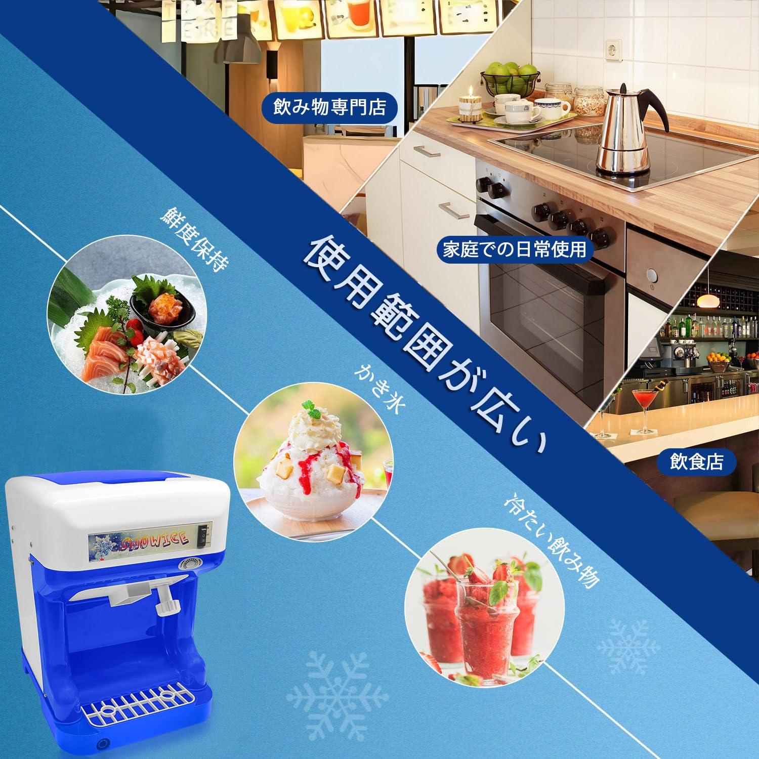 かき氷機 MAKE 60KG/日 360W かき氷機 MAKE 60KG/日 360W かき氷機