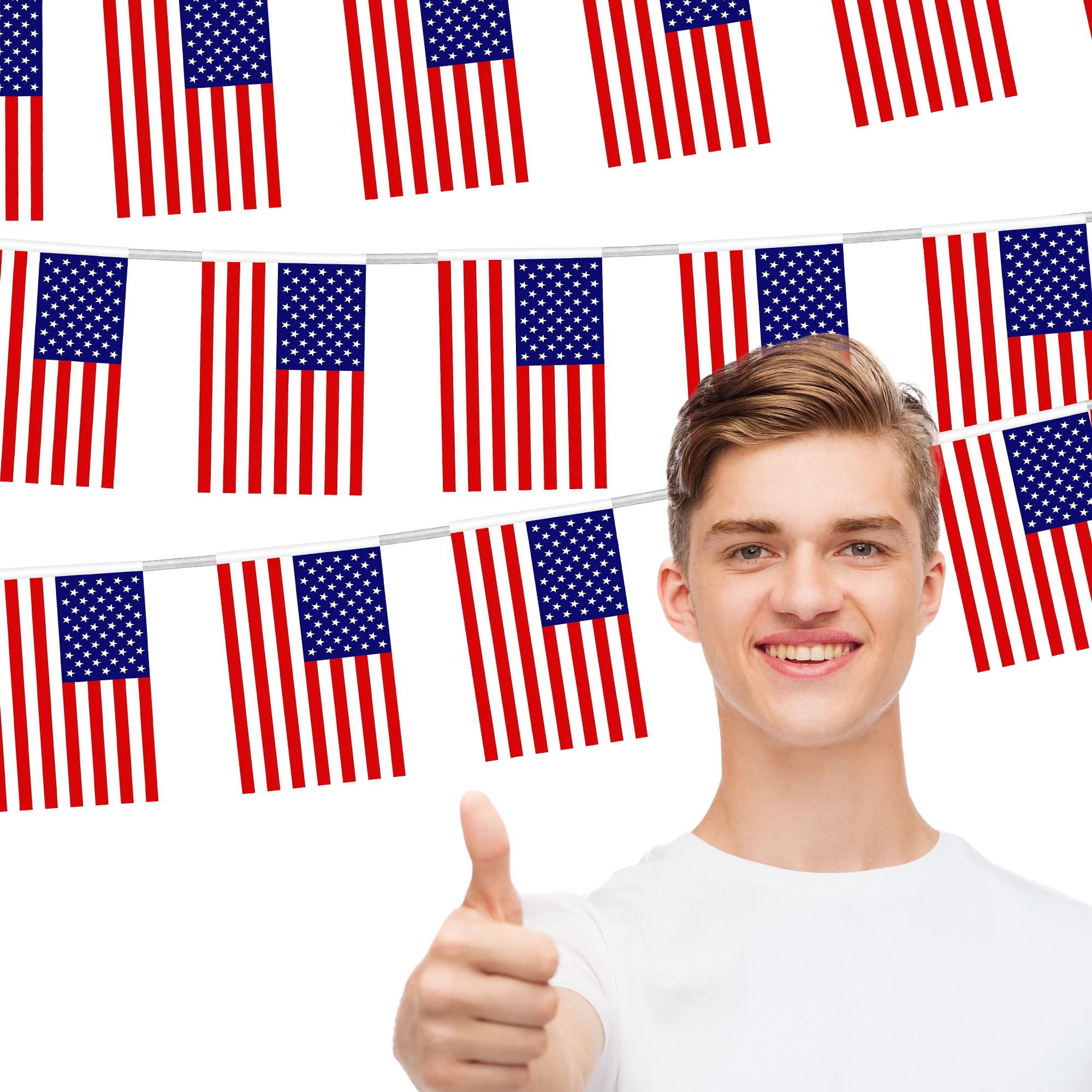 Usa Flag AhfuLife Lot De 30 Drapeaux Américains Pour Décorations Du 4 Deco 14 Juillet