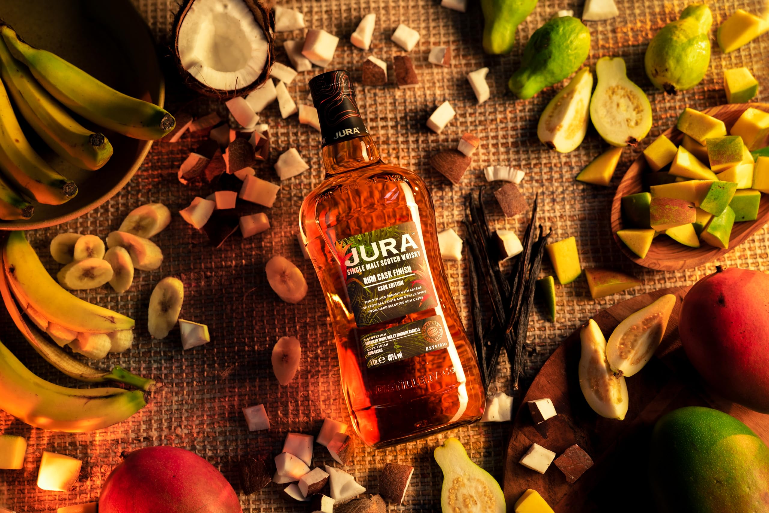 JURA Rum Cask Finish Single Malt Whisky, 0,7l