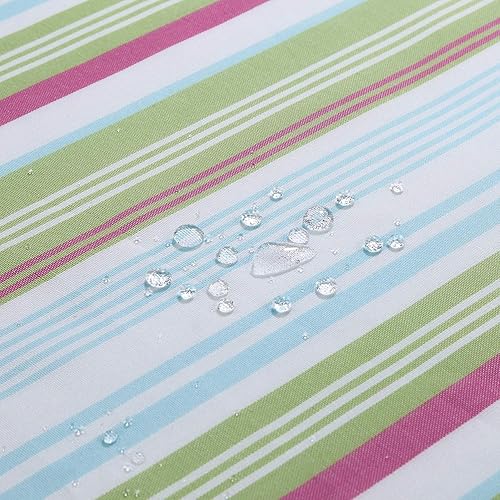 Miniatura 2 de Harrison - Cortina de ducha tejida con flecos y borlas para baño, 72 pulgadas de ancho x 72 pulgadas de alto