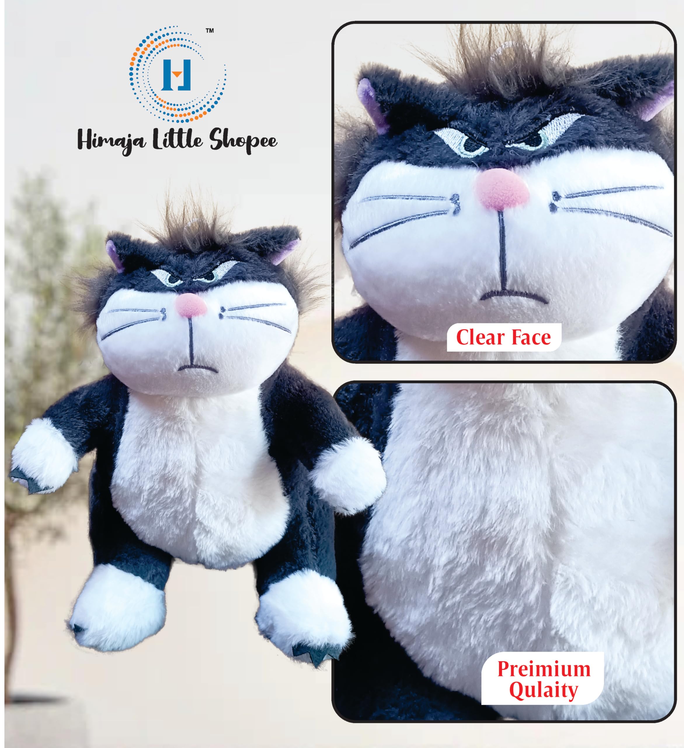 Buy Himaja Little Shopee® | Angry Cat Soft Toy – Cute Plush