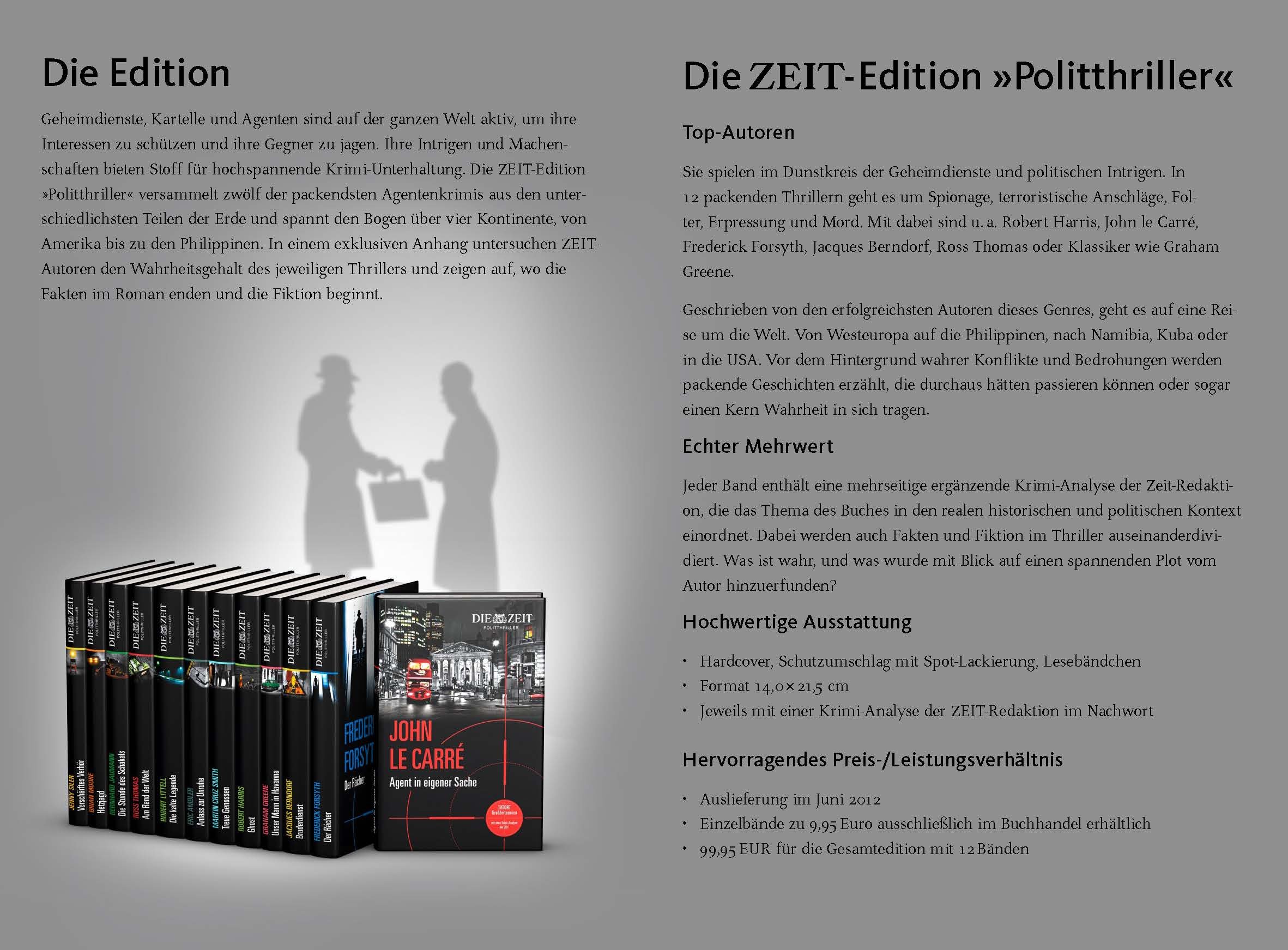 ZEIT-Edition: 12 Politthriller