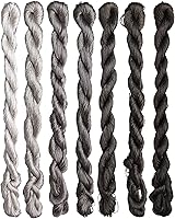 Vista 21 de Hilo de seda 100% natural, hilo de bordado hecho a mano hilo de seda 8 colores 360.9 ft cada uno (100)