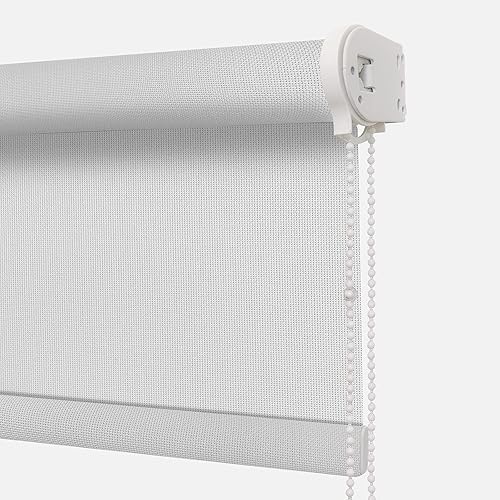 Pasoun Persianas de ventana filtrantes de luz, persianas enrollables de pantalla solar, tamaño personalizado, protección UV, duradero, ignífugo,