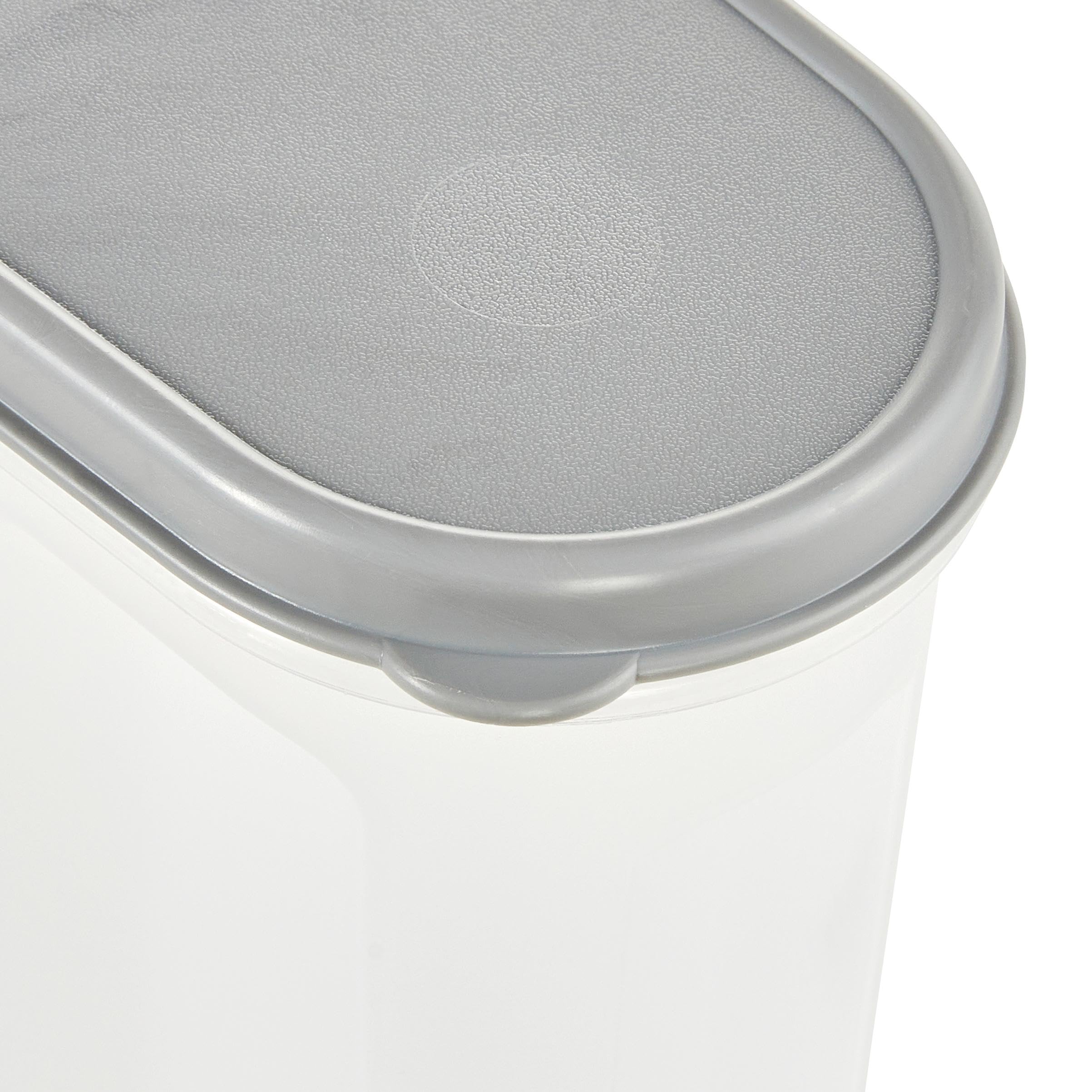 keeeper Schüttdose Jean für Trockenvorräte, Aufklappbarer Deckel, 2,6 l, Polypropylen, 21,5 x 9,5 x 24 cm, Nordic Grey