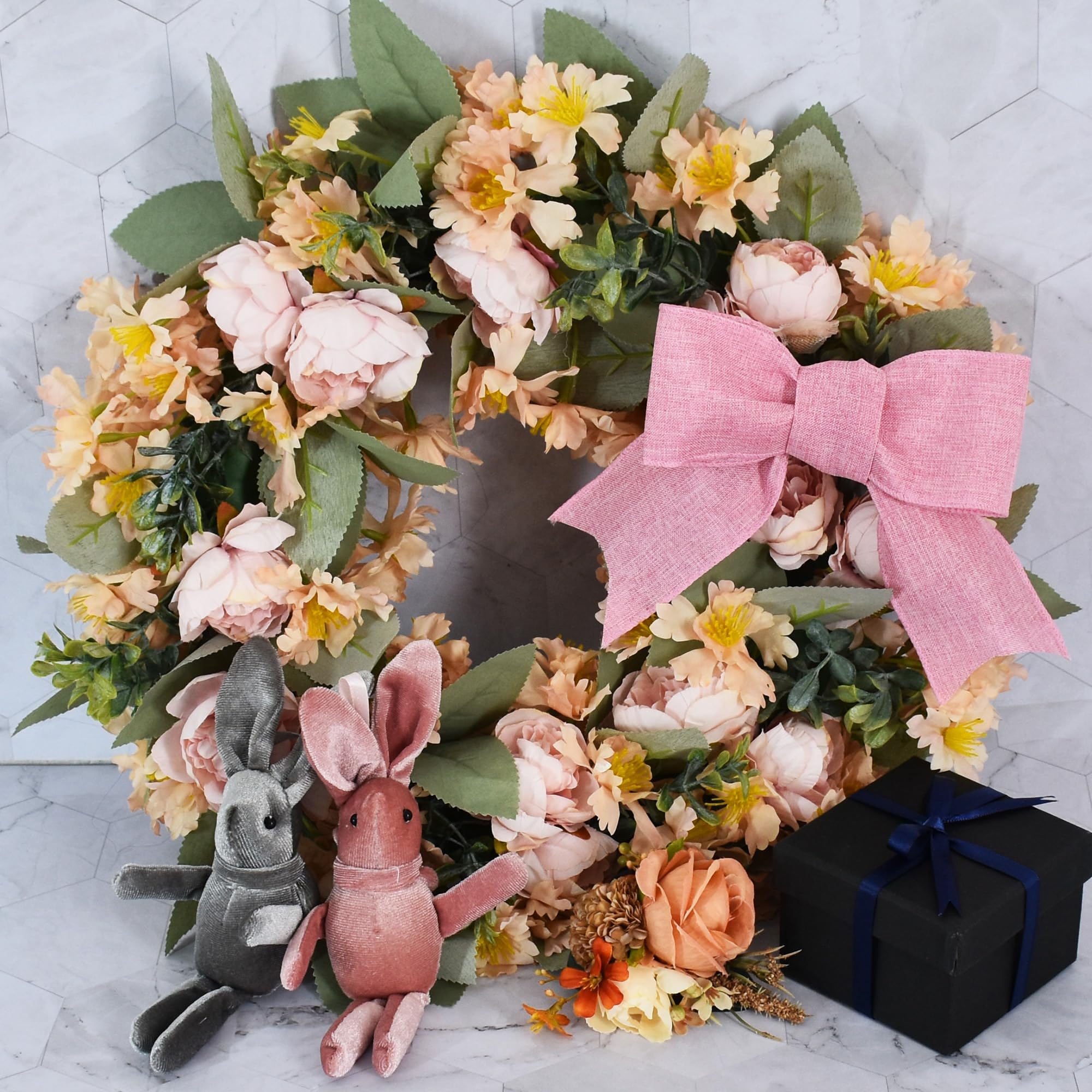 Natürliches Juteband, 6,3 cm, 9,1 m, rosa Stoffband für Handwerk, Kranzschleife, Geschenkverpackung, Hochzeit, Weihnachten, Party-Dekoration
