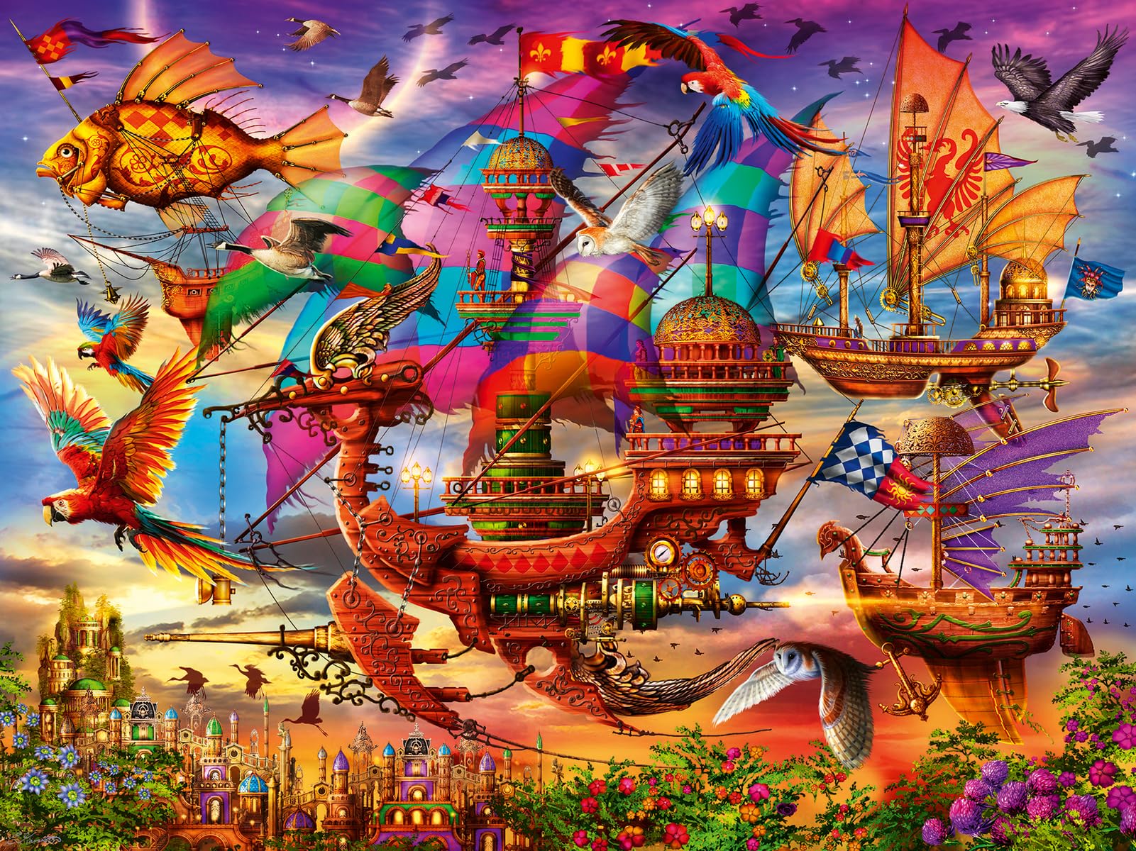 Ravensburger 1500-Piece Puzzle: The Flight