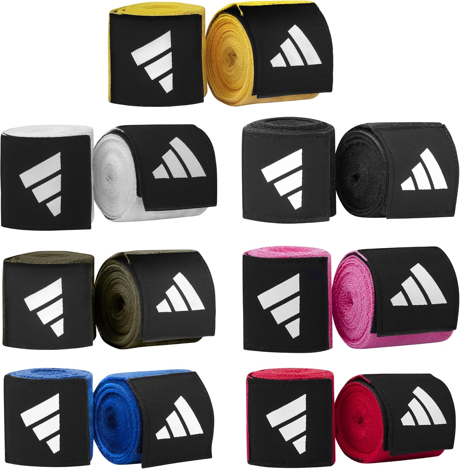 adidas Boxing Crepe Hand Wraps for Boxing, Kickboxing, MMA, Combat Sports for Adults and Kids