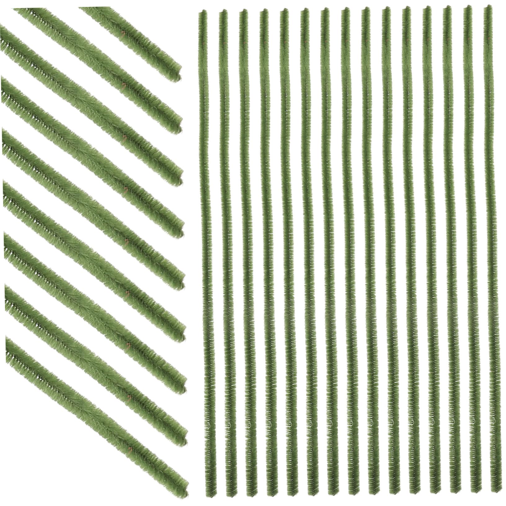 BESPORTBLE 200pcs DIY Chenille Stems Craft Supplies Twisted Sticks for Creative Projects Safe Iron Wire Material for Adults