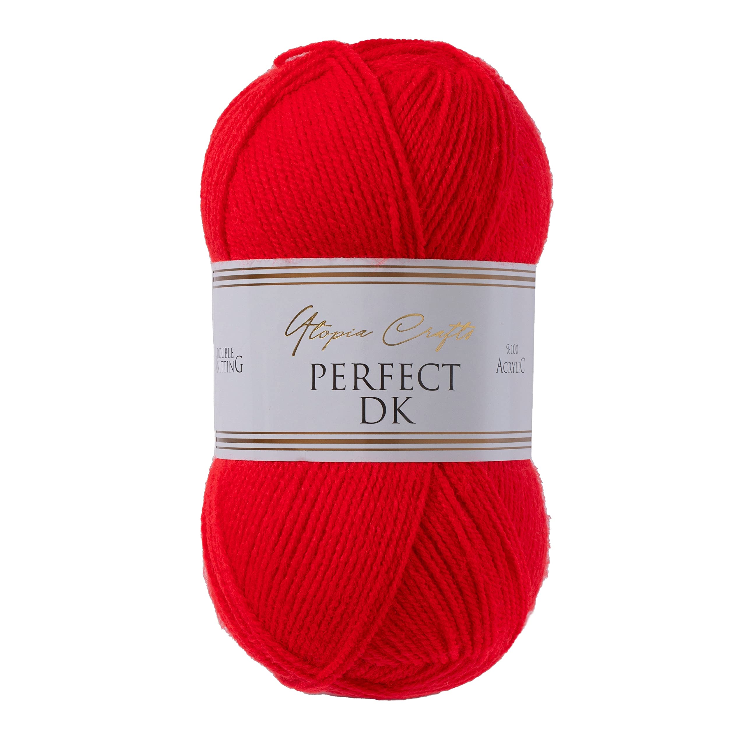 Utopia Crafts DK Double Knitting Yarn 100g (Scarlet)