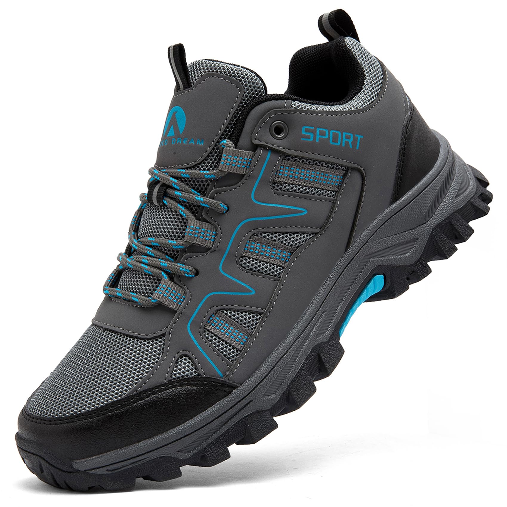 Zapatillas de Senderismo para Hombre Zapatillas de Trekking Transpirable Antideslizante Zapatos de Montaña