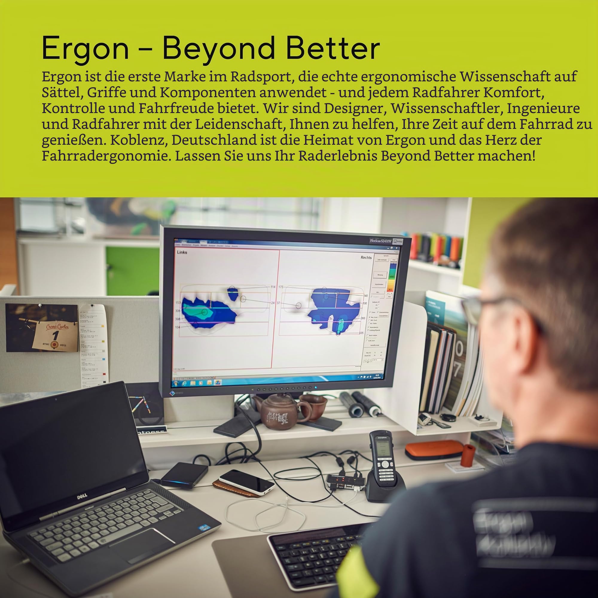 Ergon – GFR1 Factory Fahrradgriff | MTB Gravity, Freeride | Frozen Stealth