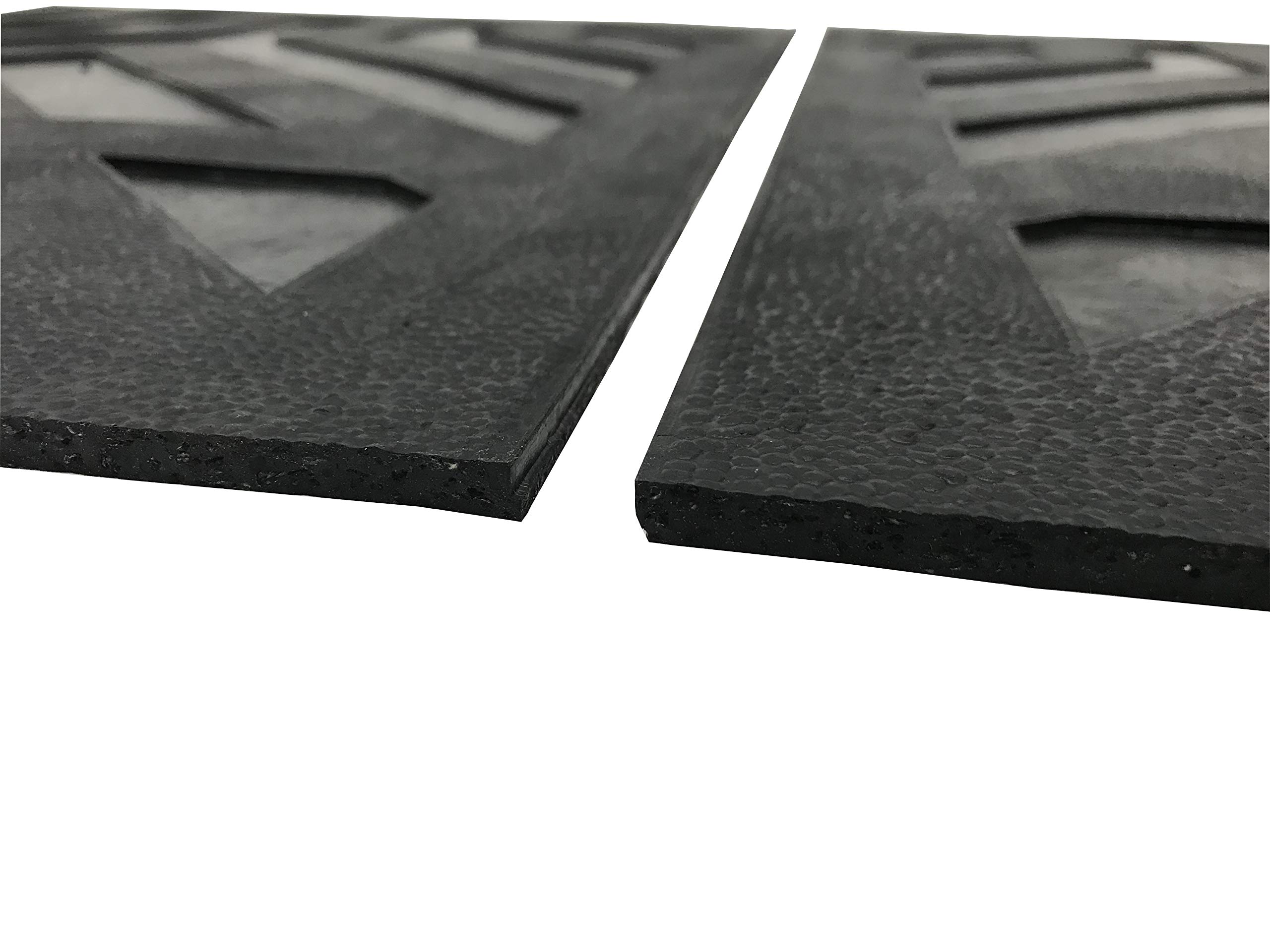 PAIR Semi Truck Tractor Mud Flaps 30" x 23.5" Heavy Duty Rubber