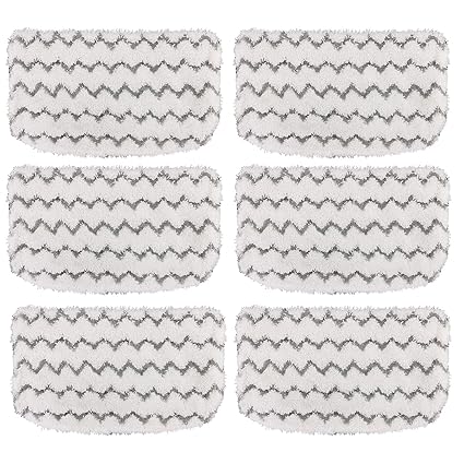 Tidy Monster 6 Pack Steam Mop Pads Microfiber Replacement Mop Pads Refills for Shark Steam Mop S1000, S1000A, S1000C, S1000WM, and S1001C