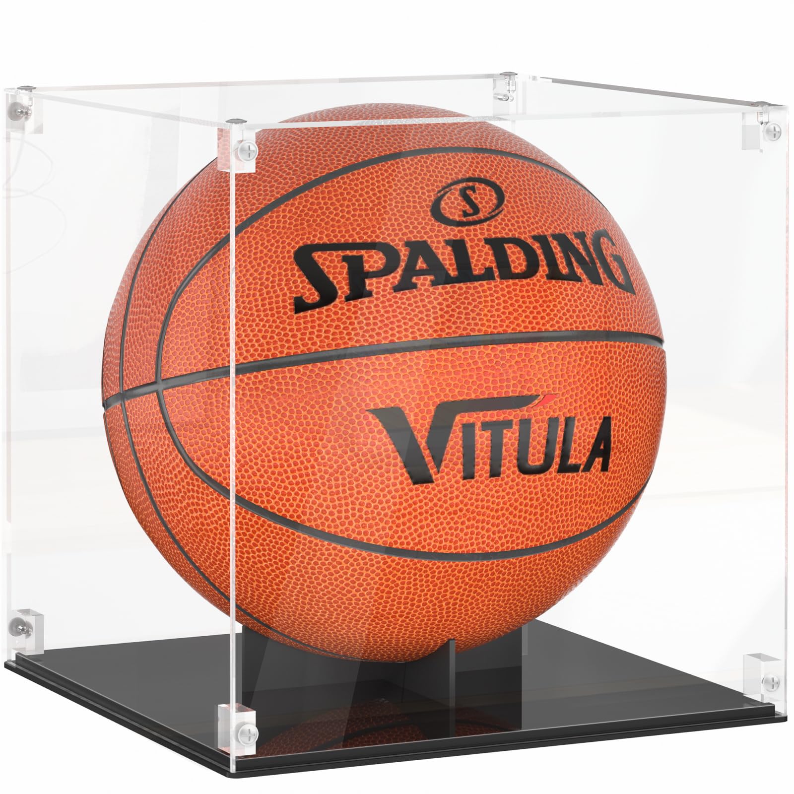 Basketball Display Case Acrylic Clear 11.8 Inch For Full Size Autographed Ball