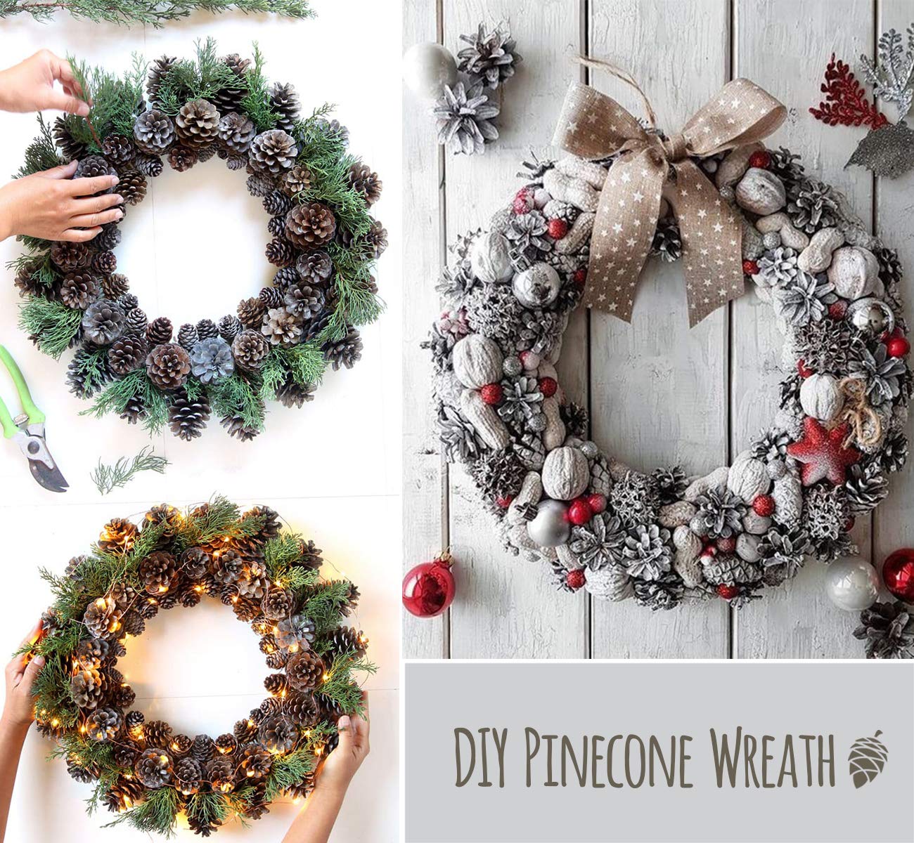 Pommes de Pn : 6 dées de décos de Noël DY | Noel dy, Deco noel