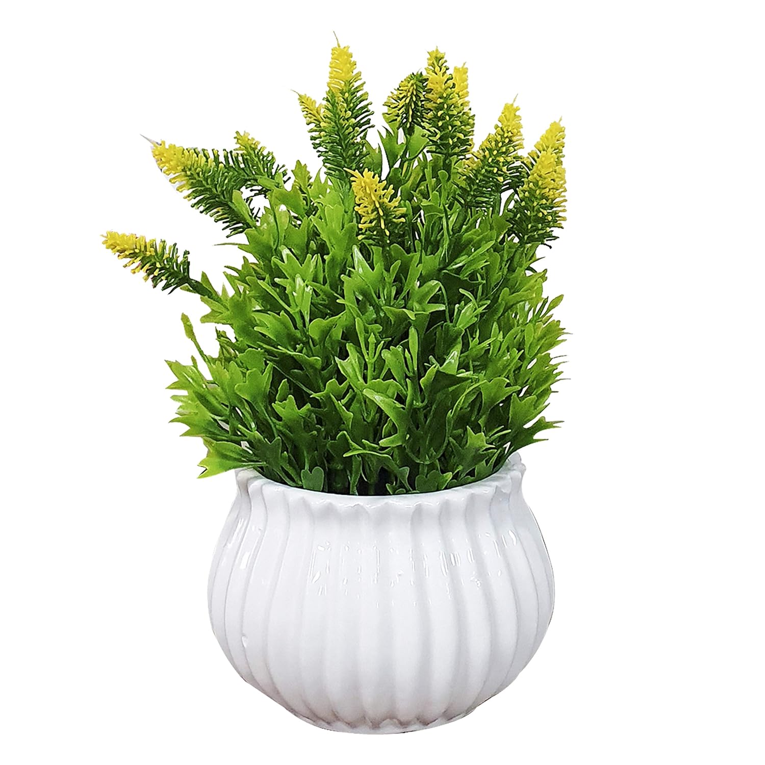 Buy Art Street White Artificial Flower Pot for Home Decoration