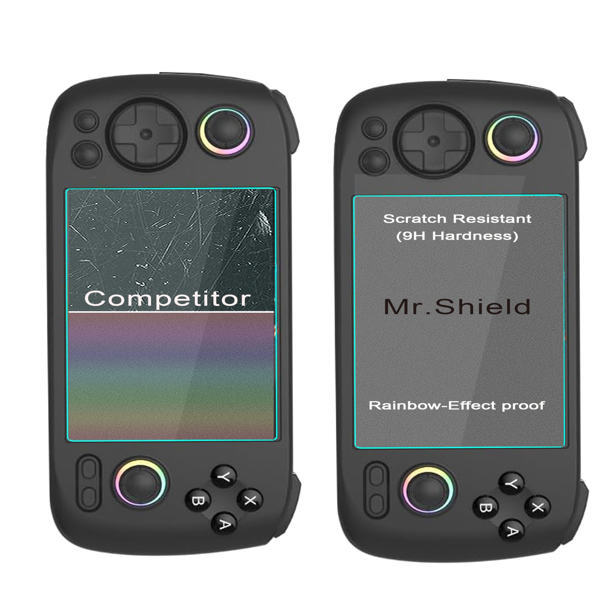 Mr.Shield Pellicola Protettiva per Anbernic RG CubeXX Vetro Temperato [9H Durezza] [3 Pezzi] Protezione Schermo Senza Bolle